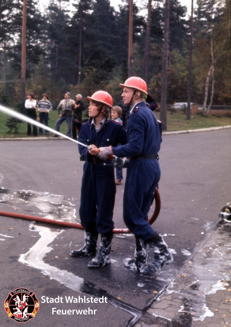 1975 Übung Jugendfeuerwehr