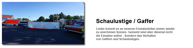 Schaulustige Gaffer